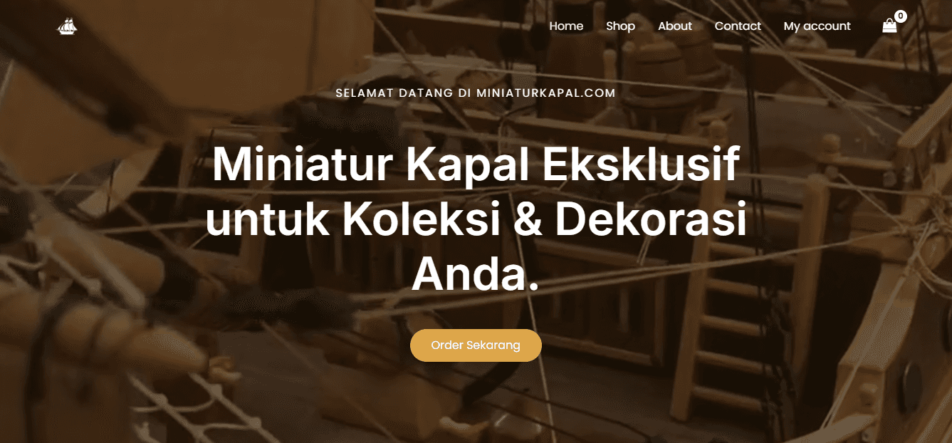 Miniatur Kapal - Eksklusif Koleksi